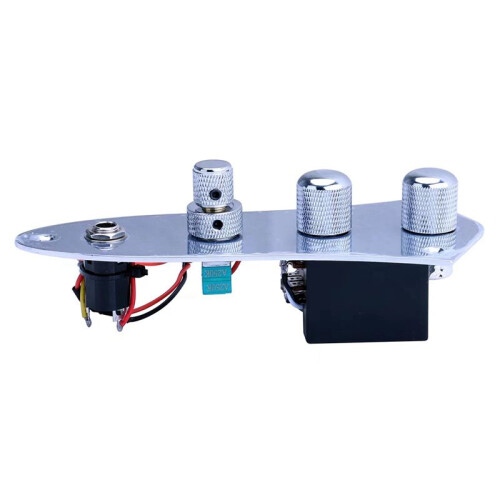 3 Jazz JB Bass Loaded Wired Control Plate för 3-SträNgad Basgitarrdelar JB-09CR 1