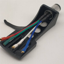 Vinyl Phono Stand Turntable Headshell Universal LP Phono Cartridge Replacement Phonograph Holder Stylus Lead Wire