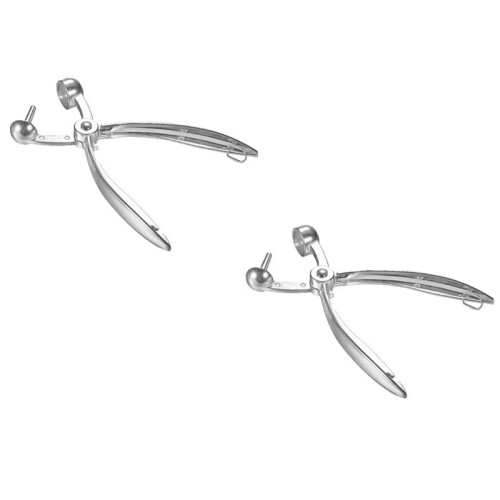 2 PCS Silver Metal  Pitter Olive Pit Easy Remover Hand Removal Core Tool Kitchen Fruit Vegetable Corers Pitter