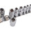 Female E-TORX Star Socket Set with Rail 11 Pcs Female External Star Socket Set E4 - E20 Torque Socket Set Alloy Steel 8