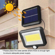 100 LED COB Wasserdicht IP65 Superhelles Solar-Bewegungsmelder-Licht Wandleuchte Garten-AußEnlicht mit Hoher Helligkeit