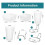 Peg Board Bins Peg Board Cups with Hooks & Loop 12Pack,Peg Board Organizer Accessories, Peg Board Tools Organizer A 6