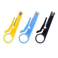 3-Teilige Tragbare Abisolierzange, Kleine Abisolierzange, Drahtbonder, Drahtbonder, Drahtbonder mit Kleinem Gelben Messer.