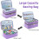 Sewing Supplies Organizer Bag, Double-Layer Sewing Box Organizer Accessories Storage Bag,A 4
