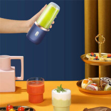 6 Lames Portable Juicer Cup Juicer Fruit Cup Automatique Petit Presse-Agrumes ÉLectrique Smoothie Blender Robot Culinaire,B