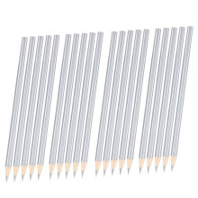 20-Pack Zilveren Lasserspotlood Metallic Zilveren Markeerpotlood voor Bouwvakkers Metaalwerkloodgieters Framers