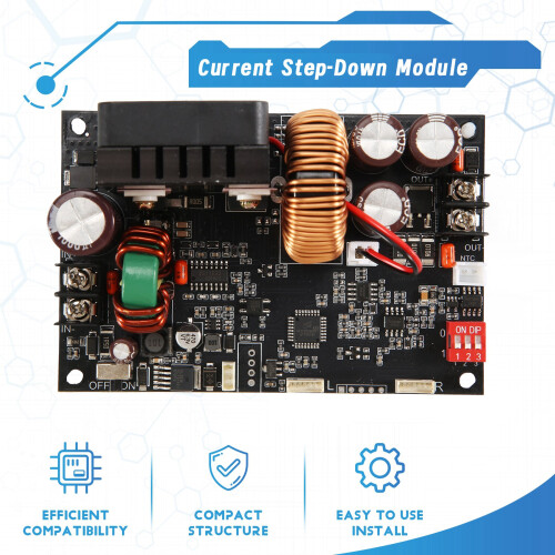 XY6020L CNC Adjustable Direct Current Stabilized Voltage Power Supply Constant Voltage and Current Step-Down Module, A 2