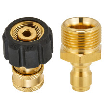 Set di Adattatori per Idropulitrici Ad Alta Pressione Kit di Connessione Rapida per Lancia da Schiuma da Neve M22 un Connessione Rapida da 1/4