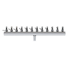 12Way Air Splitter Valve Aquarium Fish Tank Air Pump Flow Splitter Distributor Pump Valve Tap Lever Control Valve