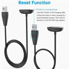 For Charge 5/Luxe USB Wireless Magnetic Charger Cable Charging Dock Portable Adapter Watch Accessories 0.5M
