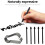 5 Pcs Stylus Refill Replacement Stylus Touch Pen Tip Substite Nib for   Note20/Note10/Tab S6/Tab S7-White 5