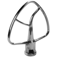 Batteur Plat en Acier Inoxydable pour Kitchen Aid 4,5 Qt - 5 Qt Accessoires de MéLangeur Inclinable pour Accessoire de Cuisson de Cuisine