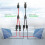 Solar Y Branch Cable Connectors,Solar Cable Parallel Adaptor in Pair for Solar Pane,Cable Wire Plug Tool Kit 8