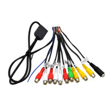 Auto Stereo Radio RCA Uitgang Kabel Draad Aux-in Adapter Subwoofer/Versterker 3.5Mm Vrouwelijke 20 Pins Harnas Unit Carplay