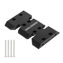 LCG Placa de Deslizamiento de TraduccióN de Metal del Centro Inferior de Gravedad para 1/10 RC Crawler Axial SCX10 I II III Capra Upgrades Parts,1