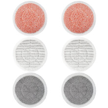 Replacement Steam Mop Pads for S7001 T2 T21 S6002UK Steam Mop, Reusable Steam & Scrub Cleaning Pads