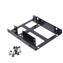 Double Layer SSD Metallrahmen 2,5 Bis 3,5 Interne Montage Computer SSD Festplatte Dual Desktop Converter Adapterhalterung