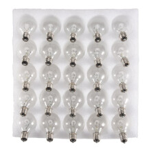 Lâmpadas de ReposiçãO 25 PeçAs G40 E12 Base de Parafuso de Candelabro LED Lâmpadas Globo para Luzes de Cordas para Ambientes Internos Ao Ar Livre
