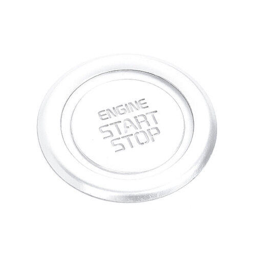 Car START Engine Button Cover Stop Key Ignition  Sticker Trim for  Carnival KA4 2021 2022 Silver