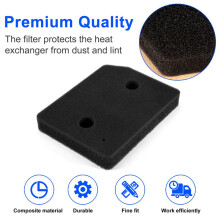 3 STUKS Vervanging Droger Filter voor 9164761 voor Droger Warmtepomp Droger Filter Mat voor ACTIVE TDB230WP TCE530WP,Etc