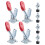 4Pcs Quick Release Toggle Clamp GH-201 Antislip Horizontal 59Lbs Holding Capacity for Machine Operation, Woodworking 1