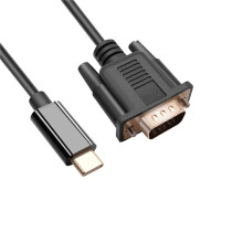 USB C auf VGA Kabel 5,9 Fuß/1,8 M, USB Typ C auf VGA Kabel, Geeignet für USB 3.1 GeräTe - Geeignet für Usw.