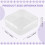 16 Pack Clear Plastic Beads Storage Containers Box with Hinged Lid for Small Items, Diamond, Beads (2.2X2.2X0.79In) 7