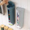Garbage Bag Storage Box Garbage Plastic Box Kitchen and Bathroom Plastic Bag Storage Box Garbage Bag Storage Rack White 7