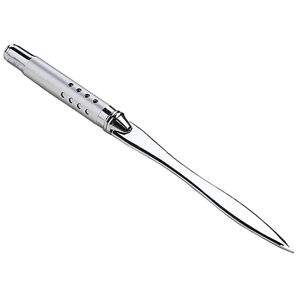 Metal Letter Opener Envelope Slitter Paper Knife Office Knife Metal Plated Envelope Opener Ergonomic Grip Handle 4713650316976