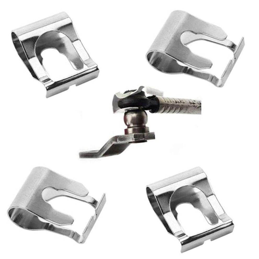 2Pcs Car Windshield Windscreen Wiper Linkage Repair Clips For Auto Spring Repair Clamp Accessories 6032794254141