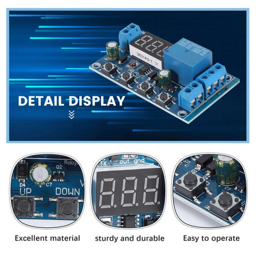 6-40V Battery Charger Control  Undervoltage Overvoltage Protection Board Auto Cut Off Disconnect Controller 2
