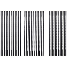 36Pcs Scroll Saw Blades 127mm Carbon Steel Fretsaw Blades with  Pin 15/18/24 Teeth Standard Fine Cut Saw Blades