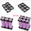 30Pcs Splicing Battery Support 18650 Lithium Battery Bracket 3 Cell Spacer Lithium Battery Plastic Holder Bracket 3