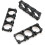 30Pcs Splicing Battery Support 18650 Lithium Battery Bracket 3 Cell Spacer Lithium Battery Plastic Holder Bracket 2