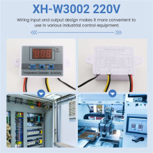 XH-W3002 Mikrocomputer Digitalthermostat 12V 120W mit Sonden WäRme KüHltemperatur Thermostat Steuerschalter