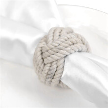 Anel de Guardanapo Conjunto de 12 PeçAs Corda de AlgodãO Anel de Guardanapo - Conjunto de Anel de Guardanapo de Serapilheira