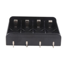1 STK 4X 21700 BatterihåLlare FöRvaringslåDa Fodral ABS BrandsäKer Power Bank Fodral Slot Batterier BehåLlare med Splitter