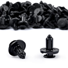 200 STÜCKE StoßStangen Clips 8 Mm DrüCken Flackern Befestigungselement für und Niet Halter Aus Kunststoff Clips