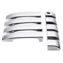 9 Szt. Zestaw do Land Rovera L322- 2002-2013 ABS Chrome 4 OsłOny Klamek