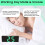 Alarm Clock, LED Clock for Bedroom, Electronic Desktop Clock with Temperature Display, Adjustable Brightness(Green) 8