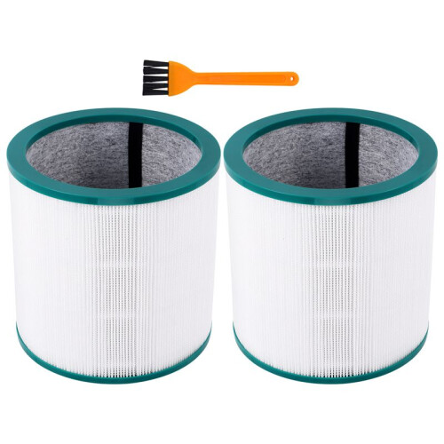 2Pack Utbyte TP02 Luftrenare Filter för  Pure Cool Link Modellerna TP01, TP02, TP03, BP01, AM11 Tower Purifier 1