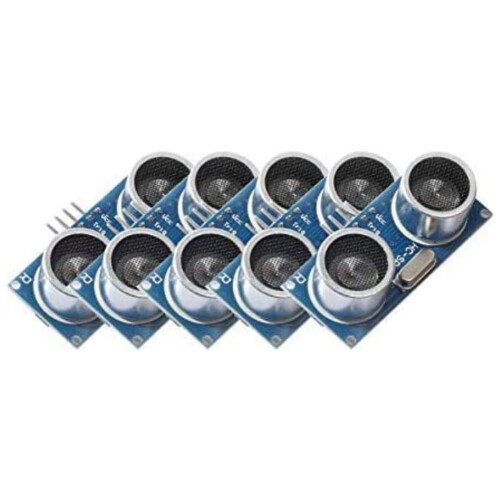 5Pcs HC-SR04 Ultrasonic Sensor, Distance Sensor with Ultrasonic Transmitter and Receiver Module for Ar-Duino 1