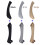 Car Right Interior Door Pull Handle with Cover Trim Replacement for- 3 Series E90 E91 E92 2004-2012 Black 6
