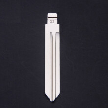 10Pcs/Lot NO.22 NSN14 Metal Blank Uncut Flip KD/VVDI Remote Key Blade for TIIDA