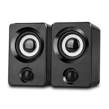 USB  Small Speaker Computer Audio Stereo Subwoofer Speaker Home Wired Desktop Speaker for Laptop Desktop Computer