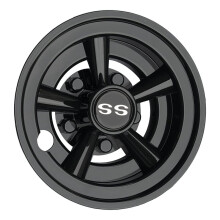 1Pcs 8Inch SS Cart Wheel Cover Cap 5 Spoke Design Hub Cap for Cart Club Car EZGO