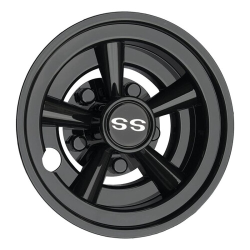 1 PeçA 8 Polegadas SS Tampa da Roda Do Carrinho de Golfe 5 Raios Design Tampa Do Cubo para Carrinho de Golfe Carro Clube EZGO