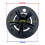 1 PeçA 8 Polegadas SS Tampa da Roda Do Carrinho de Golfe 5 Raios Design Tampa Do Cubo para Carrinho de Golfe Carro Clube EZGO 5