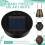 12 Pack Replacement Solar Light Parts Solar Light Replacement Tops Waterproof LED Solar Panel Lantern Lid Light Outdoor 3