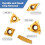 Lathe Threading Tool Set 21 Pieces - 7 Pcs 1/2Inch Turning Shank Boring Bars with 14 Pcs Indexable Carbide Inserts B 2